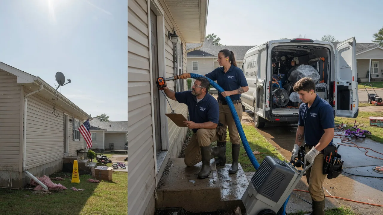 Ceiling Water Damage Restoration in Germanton, NC near me